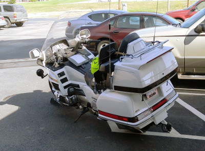 Leaving Poplar Bluff on Day 4 of my road trip. Read more at Goldwing Chronicles: The Last Mile https://www.bobmuellerwriter.com/road-trip-the-last-mile/
